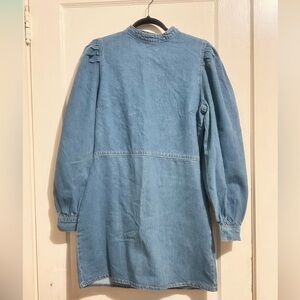 Nasty Gal Blue Denim Mini Dress